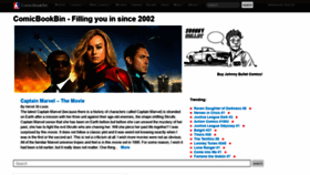 What Comicbookbin.com website looked like in 2019 (5 years ago)