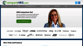 What Comparehris.com website looked like in 2019 (5 years ago)