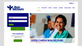 What Careers.bonsecours.com website looked like in 2019 (5 years ago)