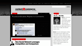 What Contenttocommerce.com website looked like in 2019 (5 years ago)
