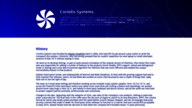 What Coriolis-systems.com website looked like in 2019 (5 years ago)