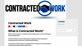 What Contractedwork.com website looked like in 2019 (5 years ago)