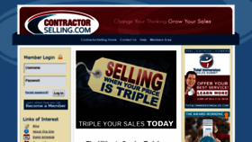 What Contractorselling.com website looked like in 2019 (5 years ago)