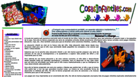 What Cosasinfantiles.com website looked like in 2019 (5 years ago)