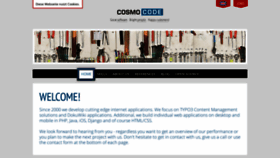 What Cosmocode.de website looked like in 2019 (5 years ago)