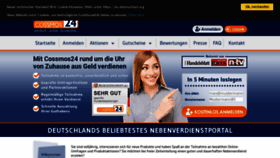 What Cossmos24.de website looked like in 2019 (5 years ago)