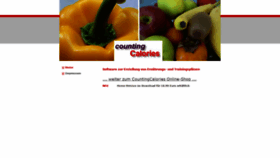 What Countingcalories.de website looked like in 2019 (5 years ago)