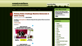 What Countywatchers.com website looked like in 2019 (5 years ago)