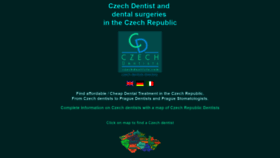 What Czechdentists.com website looked like in 2019 (5 years ago)