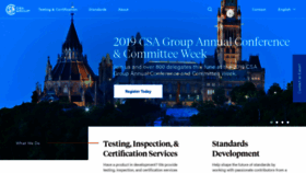 What Csa-international.org website looked like in 2019 (5 years ago)