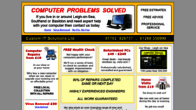 What Customitsolutions.co.uk website looked like in 2019 (5 years ago)