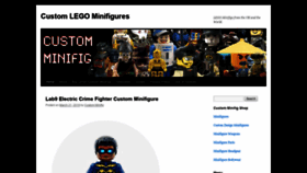 What Customminifig.co.uk website looked like in 2019 (5 years ago)