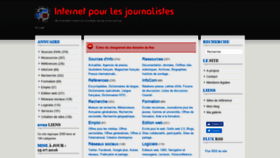 What Cyberjournalisme.net website looked like in 2019 (5 years ago)