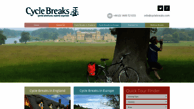 What Cyclebreaks.com website looked like in 2019 (5 years ago)