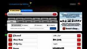 What Conversordeletras.com website looked like in 2019 (5 years ago)