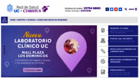 What Clinicaucsancarlos.cl website looked like in 2019 (5 years ago)