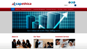 What Capethica.com website looked like in 2019 (5 years ago)