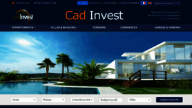 What Cadinvest.com website looked like in 2019 (6 years ago)