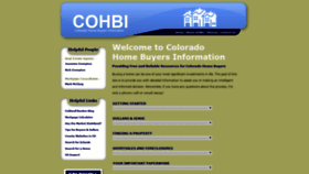 What Cohbi.com website looked like in 2019 (5 years ago)