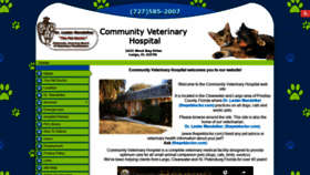 What Communityveterinaryhospital.com website looked like in 2019 (5 years ago)