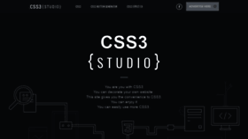 What Css3studio.com website looked like in 2019 (5 years ago)