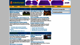What Cricketeurope.com website looked like in 2019 (5 years ago)