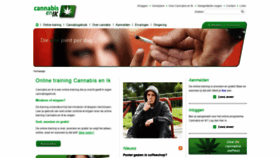 What Cannabisenik.nl website looked like in 2019 (5 years ago)