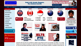 What Campusuk.com website looked like in 2019 (5 years ago)