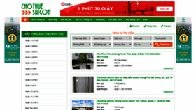 What Chothuesaigon.net website looked like in 2019 (5 years ago)