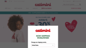 What Catimini.com website looked like in 2019 (5 years ago)