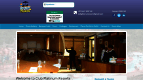 What Clubplatinumresorts.com website looked like in 2019 (5 years ago)