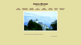 What Chateaumarmont.com website looked like in 2019 (5 years ago)