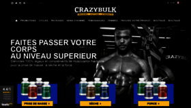 What Crazybulk.fr website looked like in 2019 (5 years ago)
