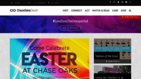 What Chaseoaks.org website looked like in 2019 (5 years ago)