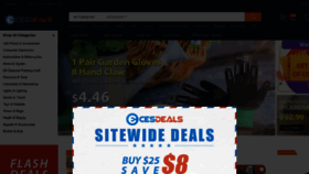 What Cesdeals.com website looked like in 2019 (5 years ago)