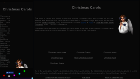 What Carols.org.uk website looked like in 2019 (5 years ago)