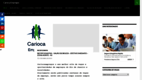 What Cariocaempregos.com.br website looked like in 2019 (5 years ago)