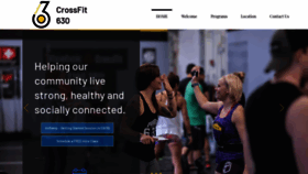 What Crossfit-630.com website looked like in 2019 (5 years ago)