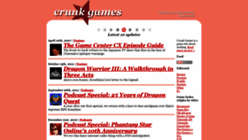 What Crunkgames.com website looked like in 2019 (5 years ago)