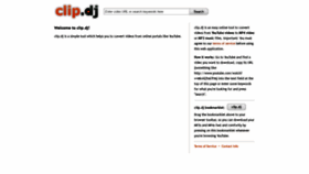 What Clip.dj website looked like in 2019 (5 years ago)