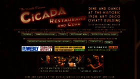 What Cicadaclub.com website looked like in 2019 (5 years ago)