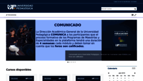 What Campusvirtual.upedagogica.edu.bo website looked like in 2019 (5 years ago)