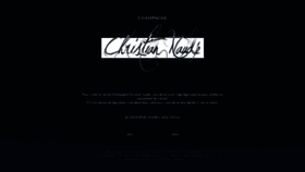 What Champagne-christian-naude.com website looked like in 2019 (5 years ago)