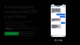 What Catfacts.co website looked like in 2019 (5 years ago)