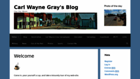 What Carlwgray.com website looked like in 2019 (5 years ago)