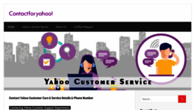 What Contactforyahoo.com website looked like in 2019 (5 years ago)