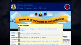 What Cab.gov.ph website looked like in 2019 (5 years ago)