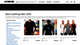 What Clothing-men.org website looked like in 2019 (5 years ago)
