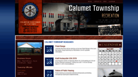 What Calumettownship.org website looked like in 2019 (5 years ago)