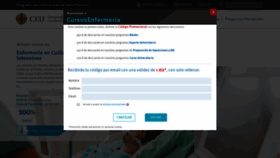 What Cursosenfermeria.com website looked like in 2019 (5 years ago)